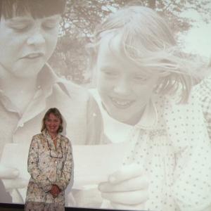 Sophie Neville speaking on the making of the 1974 film of 'Swallows and Amazons' at the Arthur Ransome Society Literary Weekend at Bristol University 2011