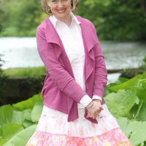 Writer Sophie Neville at home in the Cotswolds