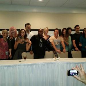 2014 Rangerstop Convention Orlando FL with The Power Rangers and Samantha Newark JEM and Patricia Alice Albrecht Pizzazz VIP dinner for the fans