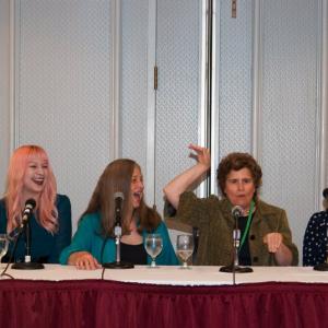 September 2014 Toronto Canada JEMCON appearance. JEM AND THE HOLOGRAMS Panel (L) Samantha Newark, Christy Marx, Ellen Bernfeld, Ellen Gerstell