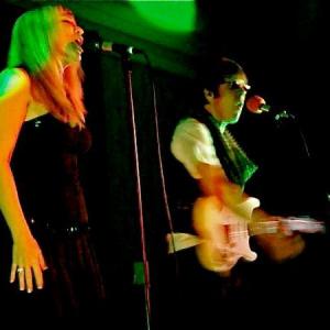 Performing live at Florida Supercon with guitarist Johnny Douglas 2008