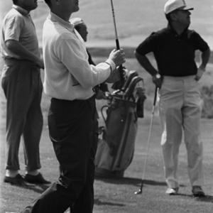 Bob Newhart golfing with Tennessee Ernie Ford