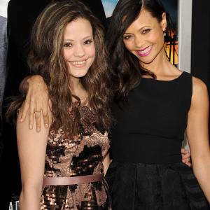 Thandie Newton and Sarah Jeffery at event of Rogue 2013