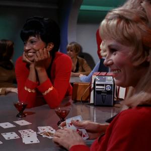 Still of Nichelle Nichols and Grace Lee Whitney in Star Trek 1966