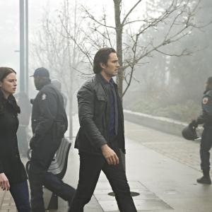 Still of Victor Webster and Rachel Nichols in Continuum 2012