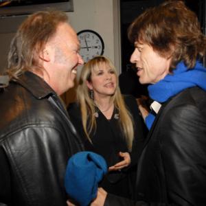 Mick Jagger Stevie Nicks and Neil Young