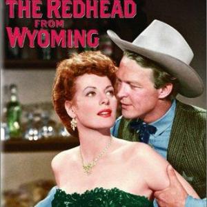 Maureen OHara and Alex Nicol in The Redhead from Wyoming 1953