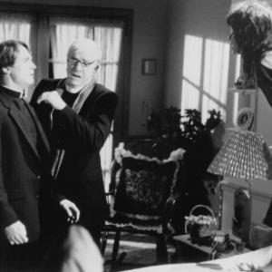 Still of Linda Blair, Leslie Nielsen and Anthony Starke in Repossessed (1990)