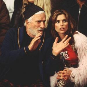 Leslie Nielsen and Polly Shannon in MEN WITH BROOMS