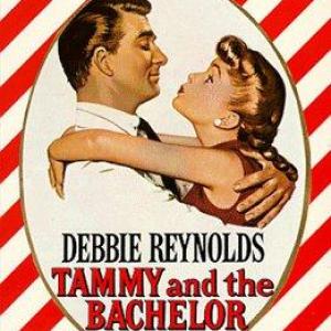 Leslie Nielsen and Debbie Reynolds in Tammy and the Bachelor (1957)