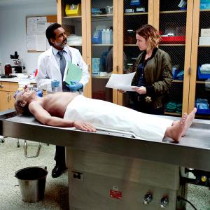 LR Taylor Kitsch Anjul Nigam Rachel McAdams and Colin Farrell in True Detective Season Two