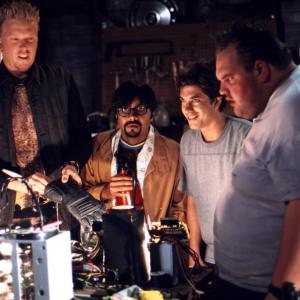 LR Jake Busey Anjul Nigam Adam Garcia and Ethan Suplee in The First 20 Million Is Always the Hardest