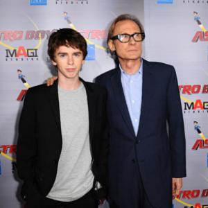 Freddie Highmore and Bill Nighy at event of Astro Boy 2009