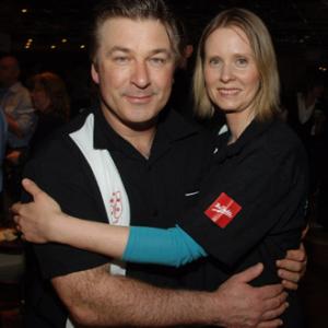 Alec Baldwin and Cynthia Nixon