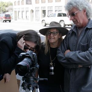 Filming promo for RIIFF with director Michele Noble cinematographer Geza Sinkovics and musician Merima Kljuco