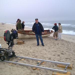 PATT NODAY center onset in Kure Beach NC while filming more TV commercials for the North Carolina Education Lottery