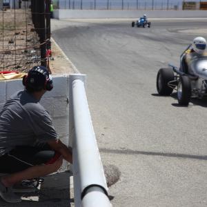 Rpb Nokes Recording Vintage Bombers at Willow Springs Raceway