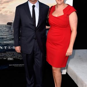Christopher Nolan and Emma Thomas at event of Tarp zvaigzdziu 2014