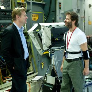 Christopher Nolan and Zack Snyder in Zmogus is plieno 2013