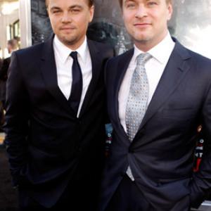 Leonardo DiCaprio and Christopher Nolan at event of Pradzia 2010