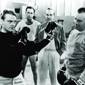 Still of James Cagney Robert Armstrong and Lloyd Nolan in G Men 1935