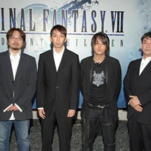 Shinji Hashimoto Tetsuya Nomura Kazushige Nojima and Takeshi Nozue at event of Fainaru Fantajicirc Sebun Adobento Chirudoren 2005