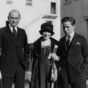 Sam Goldwyn, Mabel Normand, Charlie Chaplin