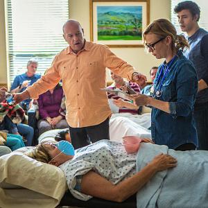 Still of Samantha Mathis Dean Norris and Alexander Koch in Under the Dome 2013