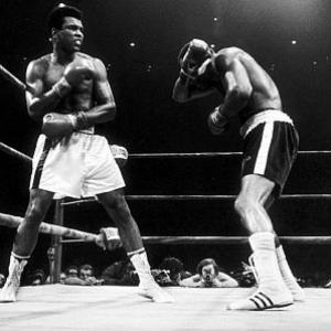 Muhammad Ali vs Ken Norton at Yankee Stadium, NY, September 28, 1976.