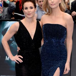 Charlize Theron and Noomi Rapace at event of Prometejas 2012