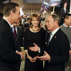 Still of Michael Bloomberg and Chris Noth in The Good Wife 2009