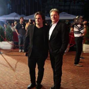 Ante Novakovic Armand Assante at the Screening of The Fix at the Sarajevo Film Festival