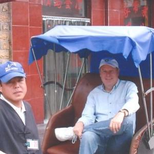 Robert A Nowotny on location in Beijing
