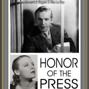 Rita La Roy and Edward J Nugent in The Honor of the Press 1932