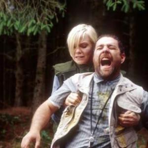 Still of Laura Harris and Andy Nyman in Severance 2006