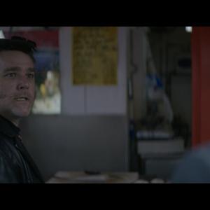 Andy Nyman as 'Ronnie the Rug' in Bone in the Throat.