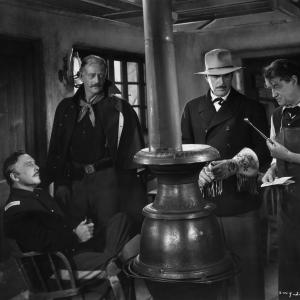 Still of John Wayne George OBrien Arthur Shields and Harry Woods in She Wore a Yellow Ribbon 1949