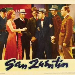 Humphrey Bogart, Pat O'Brien and Ann Sheridan in San Quentin (1937)