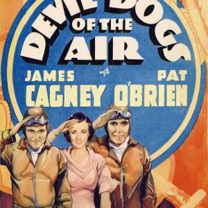 James Cagney Pat OBrien and Margaret Lindsay in Devil Dogs of the Air 1935