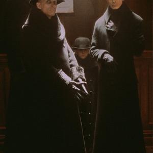 Still of Richard OBrien and Bruce Spence in Dark City 1998