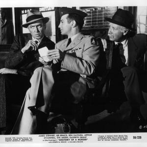 Still of James Stewart and Arthur O'Connell in Anatomy of a Murder (1959)