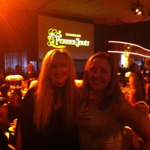 Christy Crowl and Cindy OConnor at the Women in Film Crystal and Lucy Awards 2014