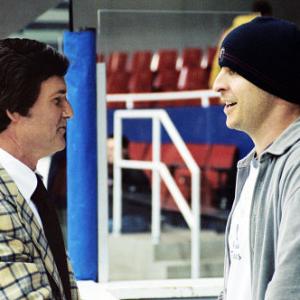 Kurt Russell and Gavin OConnor in Miracle 2004