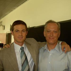 conor with Eric Close on Without a Trace