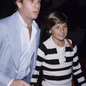 Ryan O'Neal and daughter Tatum circa 1970s