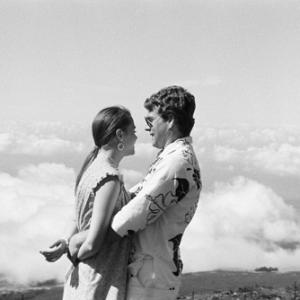 Ryan O'Neal and Leigh Taylor-Young on their wedding day in Hawaii