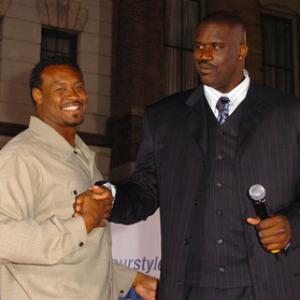 Shaquille O'Neal and Willie McGinest