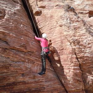 Rock Climbing Red Rock Canyon Las Vegas NV. One of the many rock climbing locations