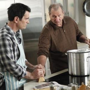 Still of Ty Burrell and Ed ONeill in Moderni seima 2009