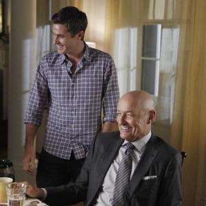 Still of Terry OQuinn and Dave Annable in 666 Park Avenue 2012